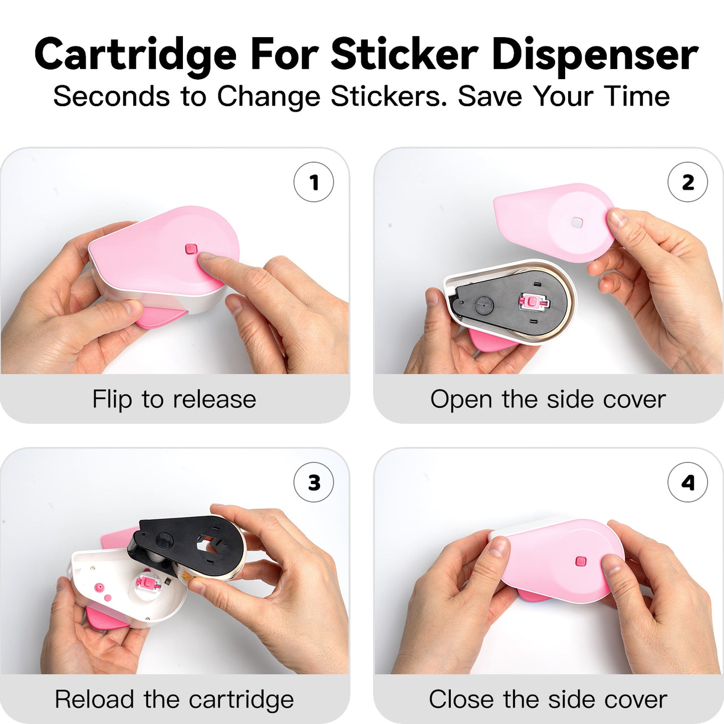 Catridge For Sticker Dispenser