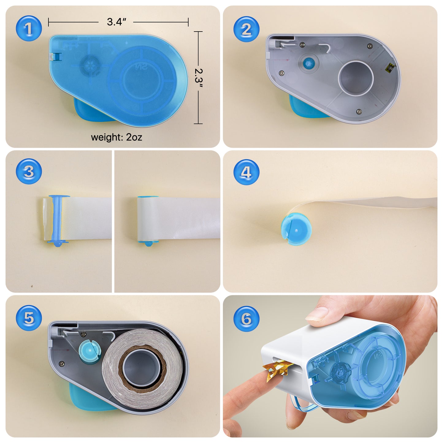 Sticker Dispenser for Rolls