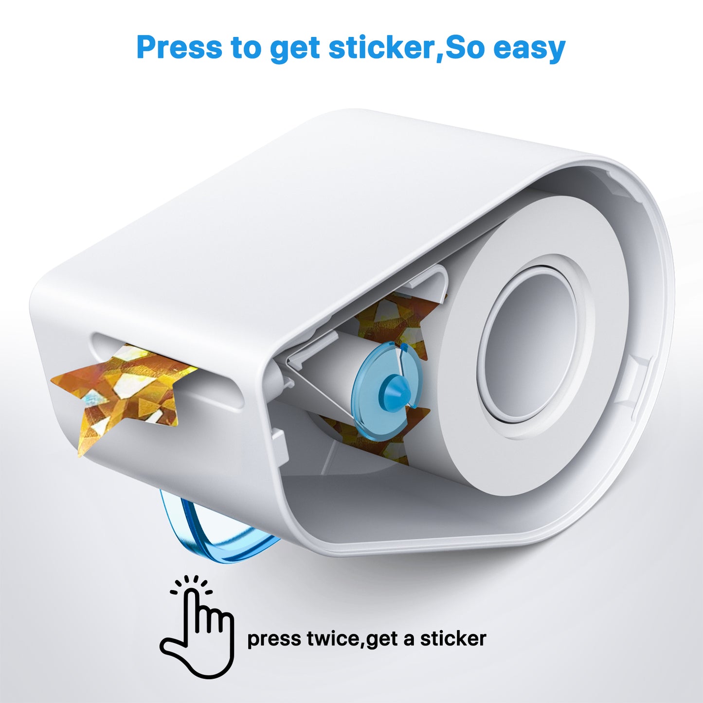 Sticker Dispenser for Rolls