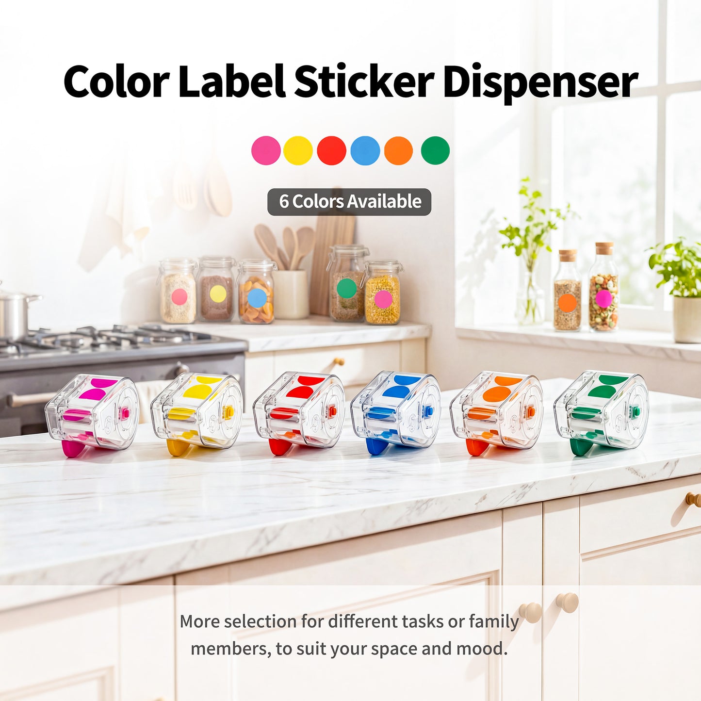 Sticker Dispenser For Dot Stickers
