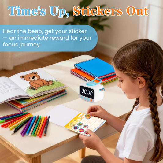 Rewards,Rechargeable Digital Timer for ADHD Focus, Classroom & Home Study Tool