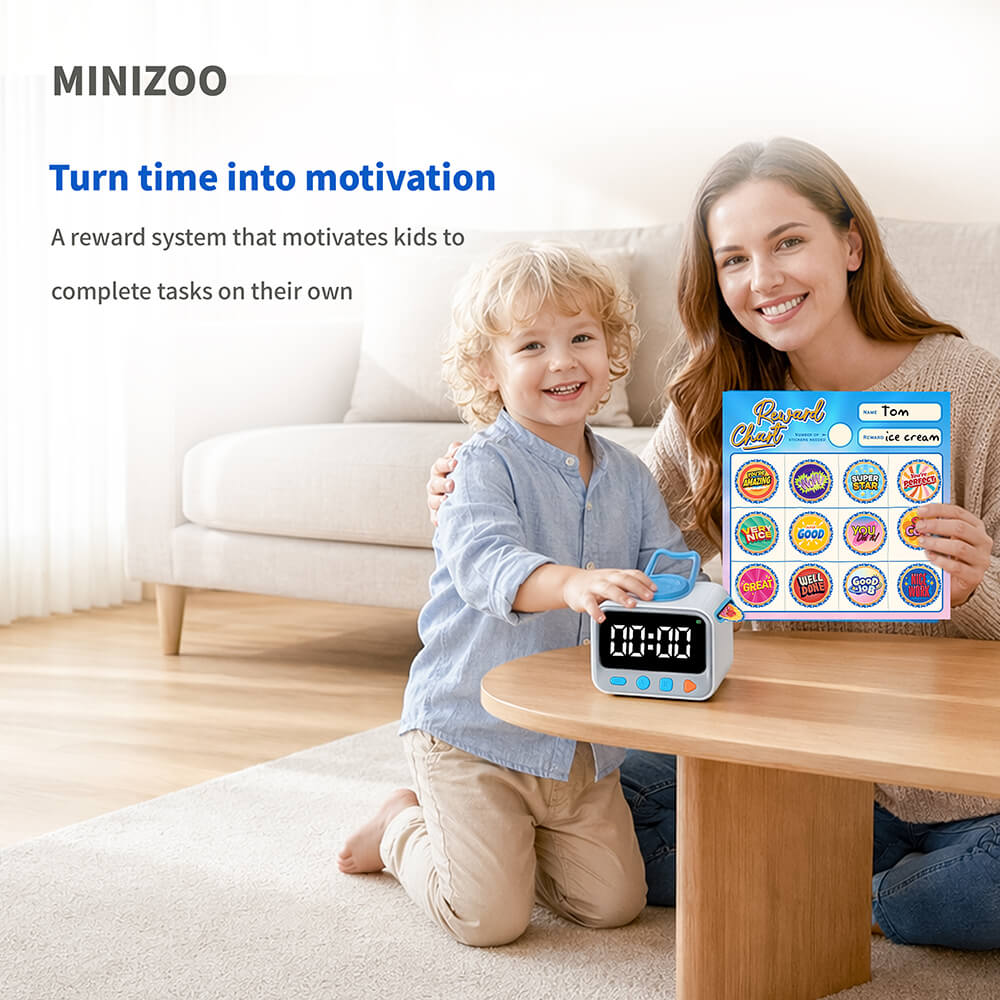 MiniZoo Sticker Timer Reward System