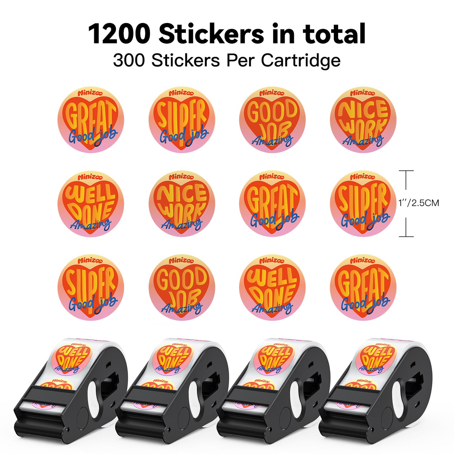 Catridge For Sticker Dispenser