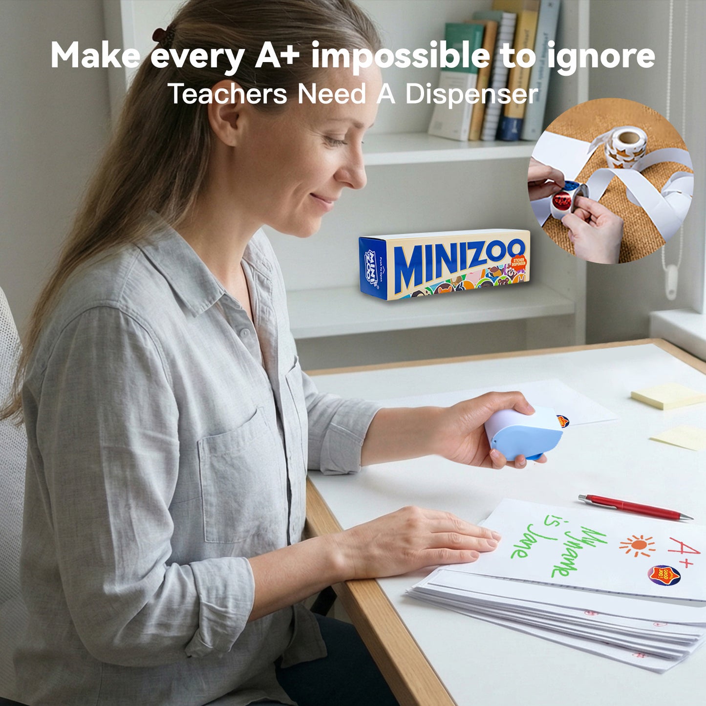 Sticker Dispenser For Cartridge