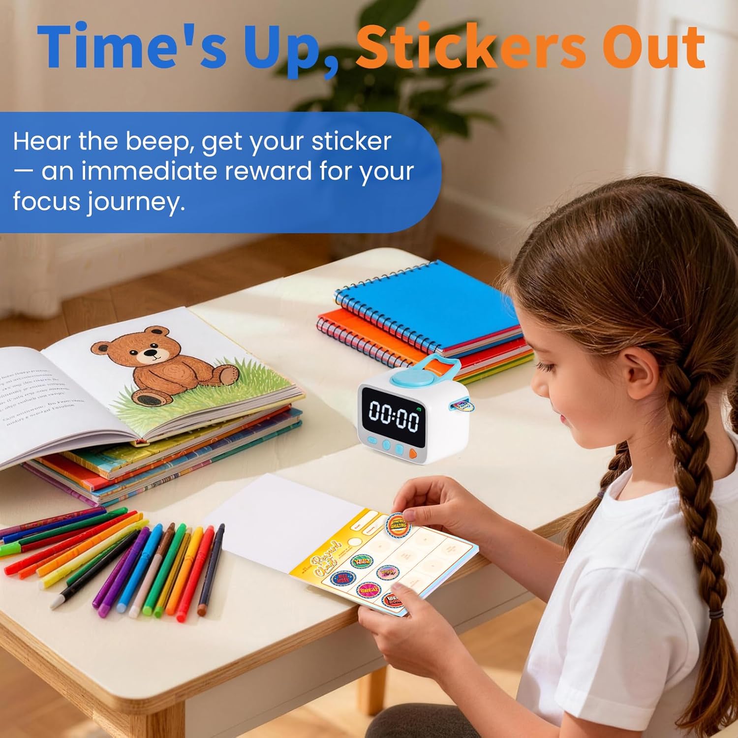 Sticker Timer Refill (Free 2 Chart Pads)
