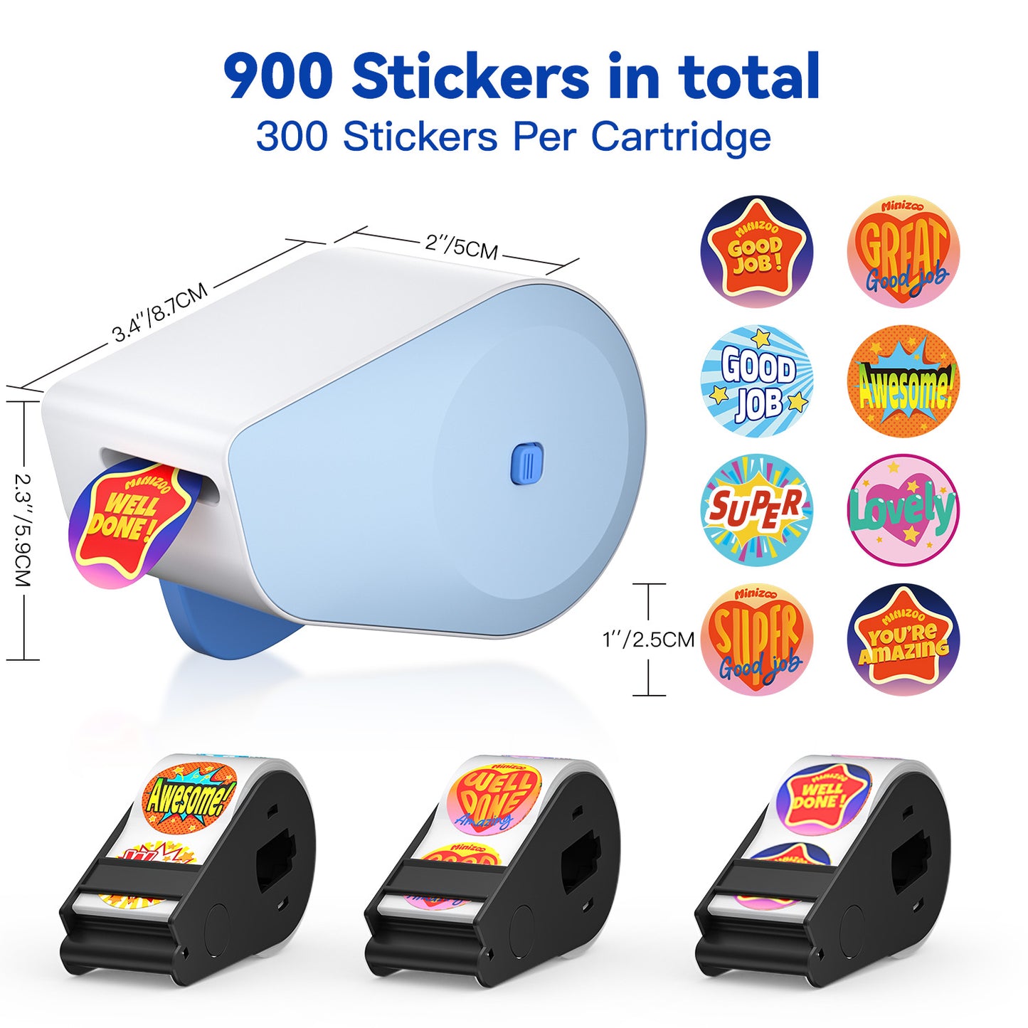 Sticker Dispenser For Cartridge