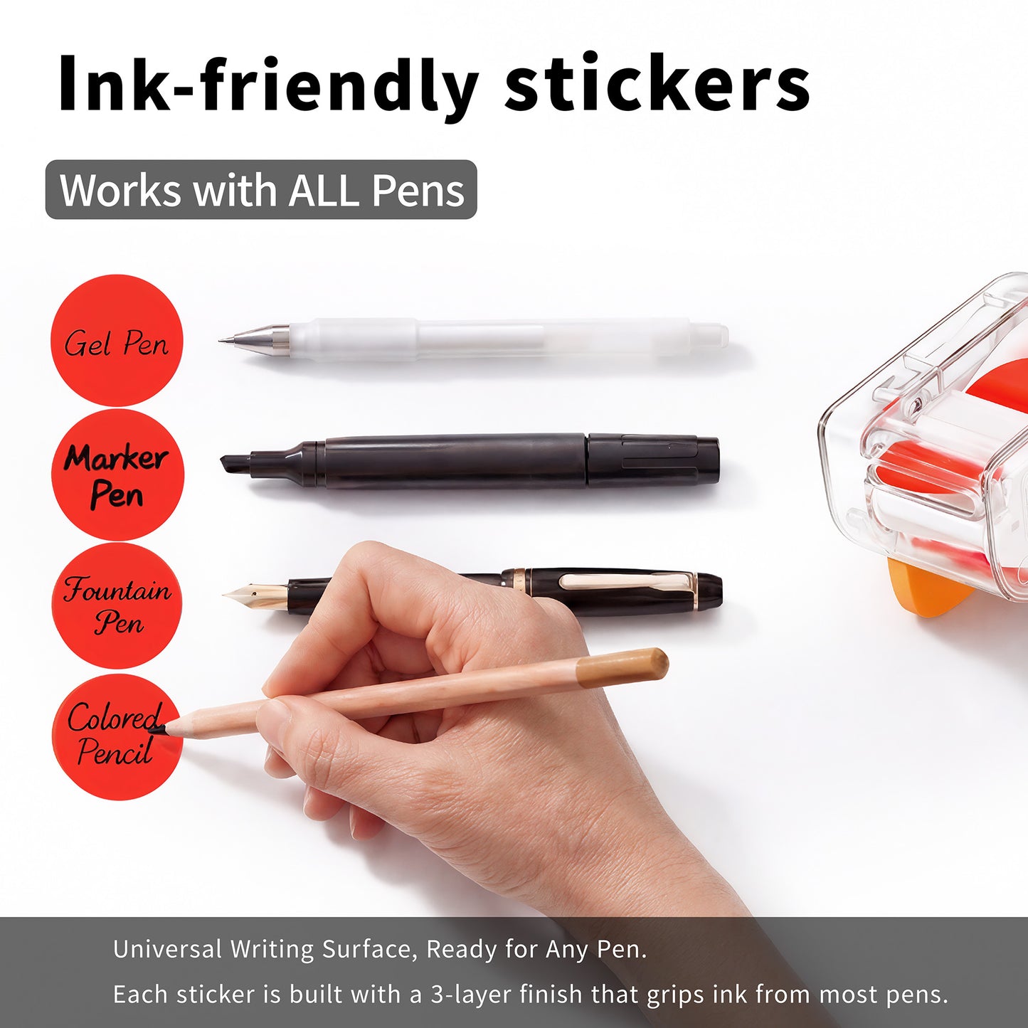 Sticker Dispenser For Dot Stickers
