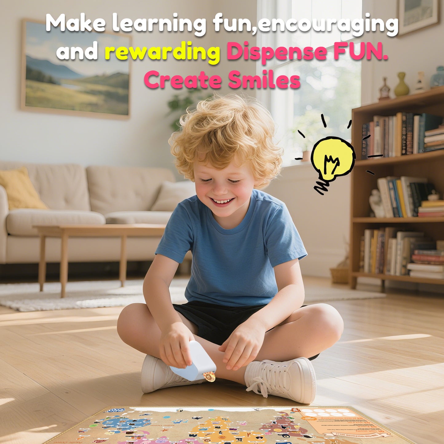 Sticker Dispenser For Treasure Map Series