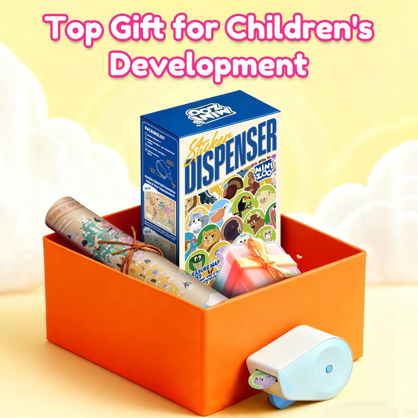 Sticker Dispenser For Treasure Map Series